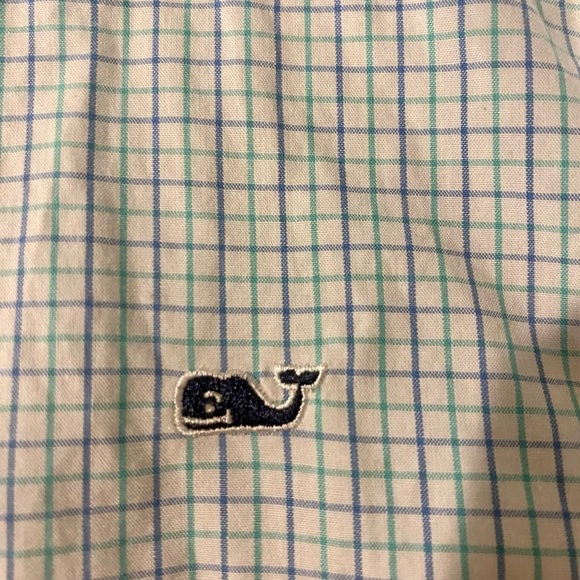 Vineyard Vines Other - Vineyard Vines boys button down Whale Shirt size L 16 nwot worn once check  